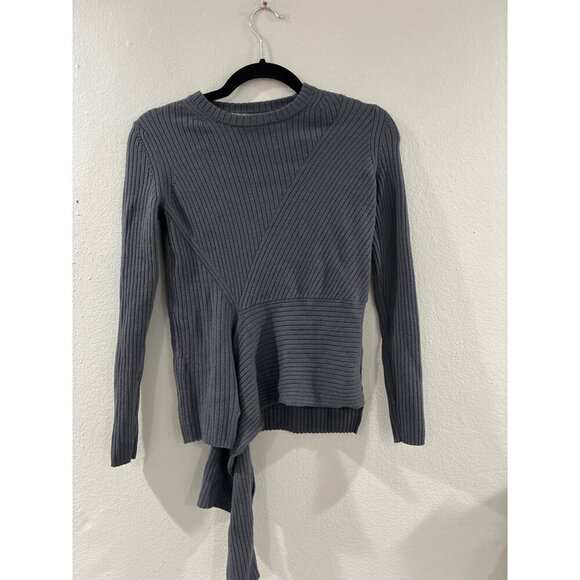 Brochu Walker Dean Blouse Wool Gray size medium color Gray - Picture 2 of 8